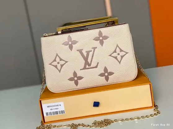 VUITTON POCHETTE LOUIS ZIP DOUBLE 0626